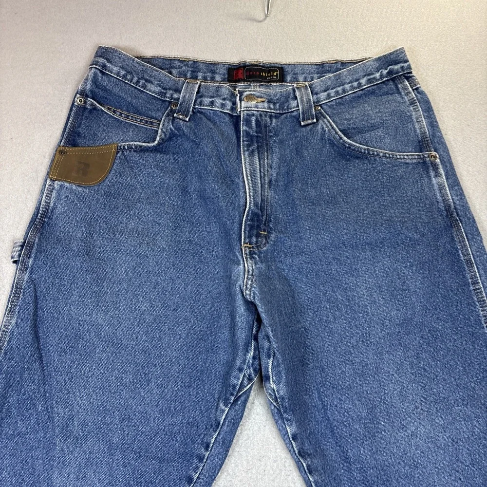 Riggs Workwear‎ By Wrangler Dura Shield Carpenter Jeans Men 36x30 Blue Denim